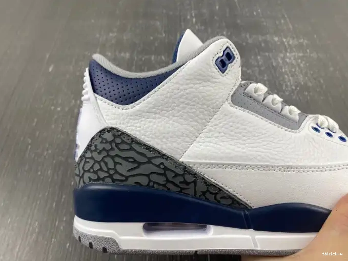 Reps TBK Navy Jordan Air 3 CT8532-140 Midnight 0522